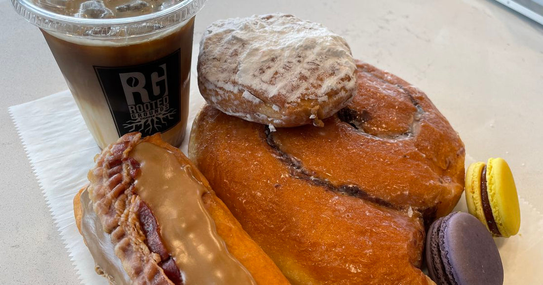 Doughnuts to Lattes - Glazed Donut Eatery Brews Creativity