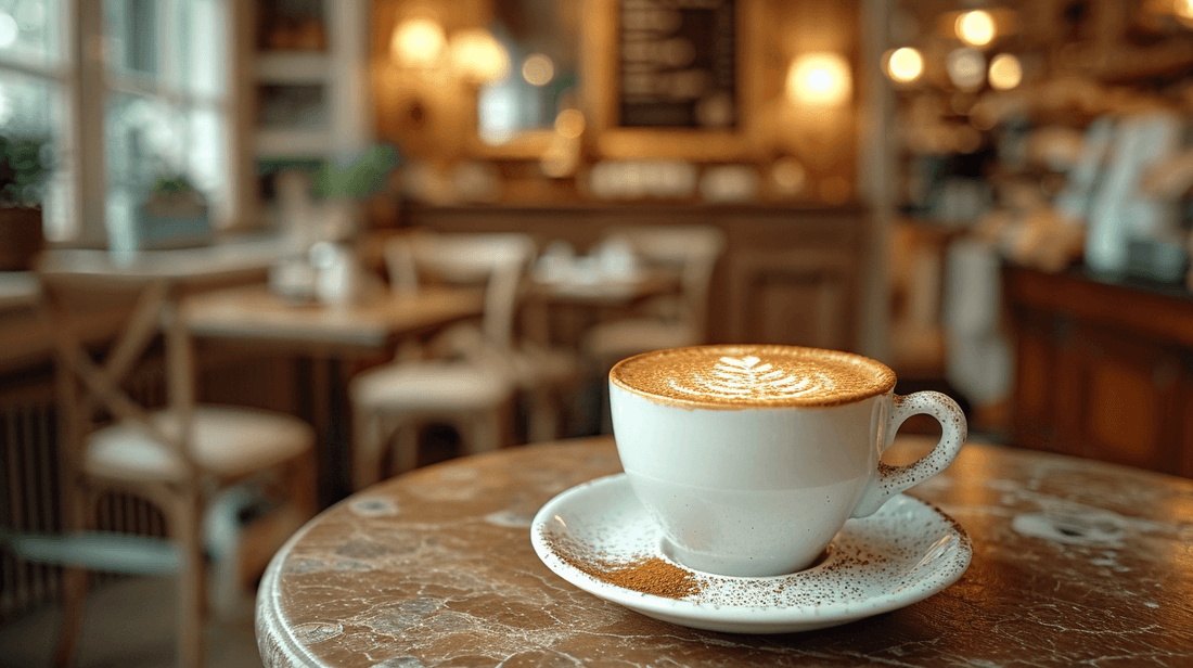 Cappuccino in an Italian Cafe