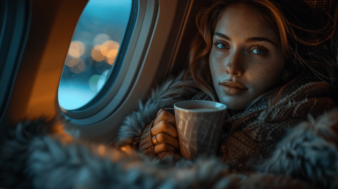 Red Eye Coffee on Airplane