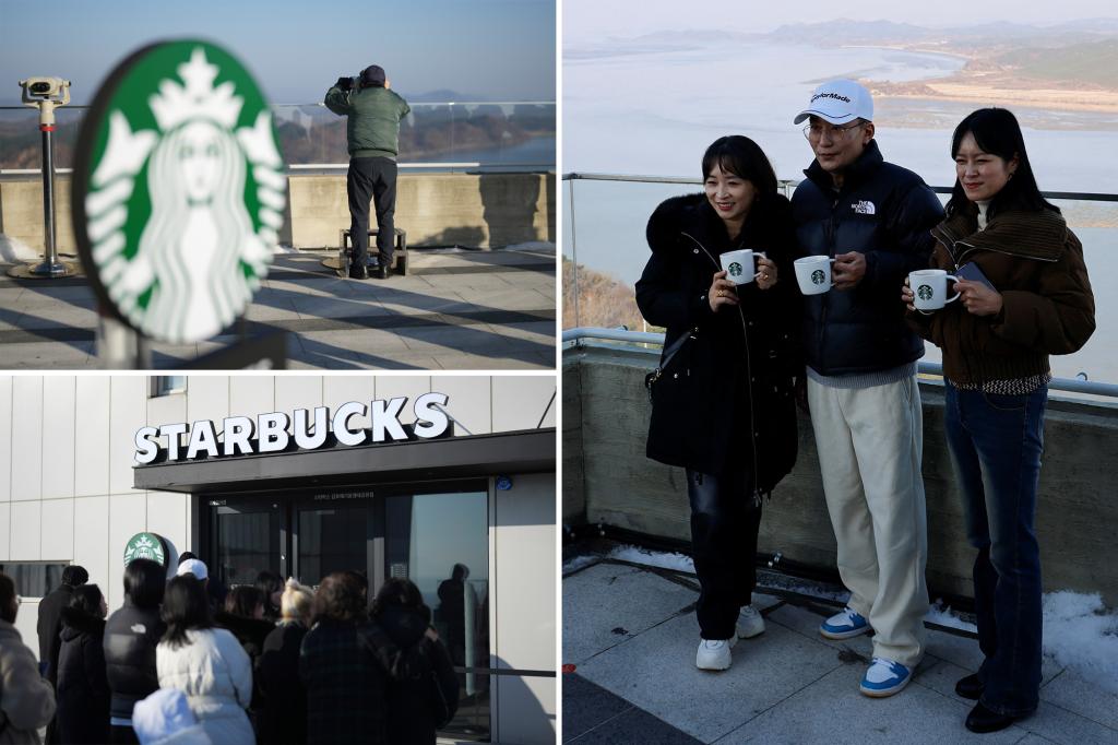 Starbucks Opens Unique Cafe Overlooking North Korea's DMZ