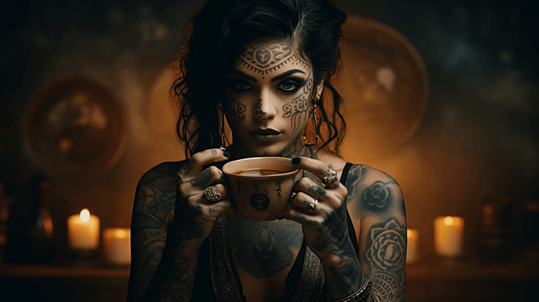 Female barista tasting coffee