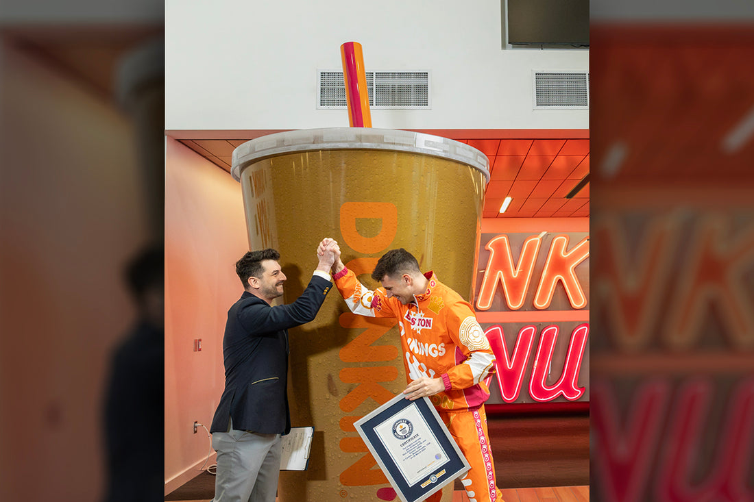 Dunkin' Breaks Record with World's Largest Iced Latte Celebration