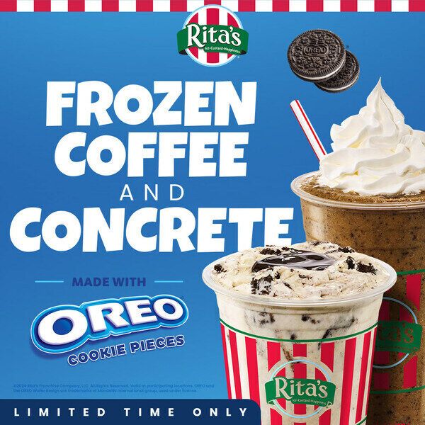 Rita’s Blends OREO Magic into New Frozen Coffee Treats