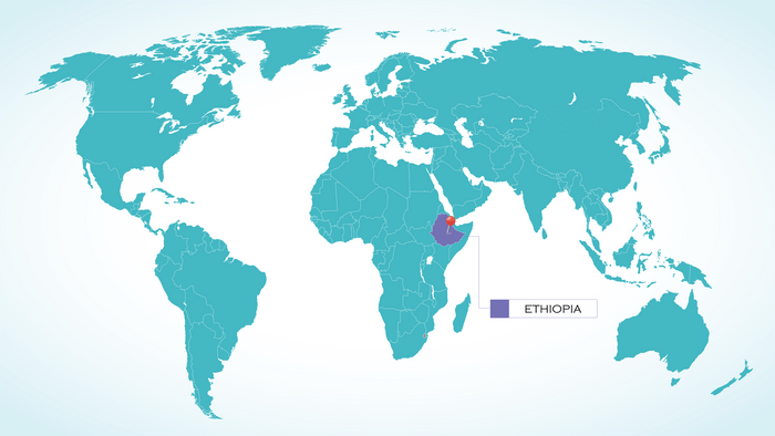 Ethiopia World Map