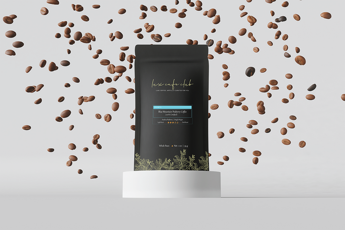 Jamaica Blue Mountain Peaberry on Pouch