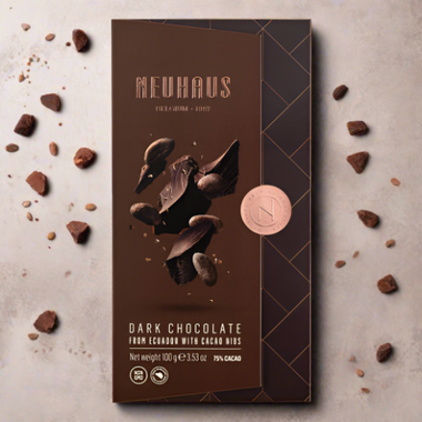 Neuhaus Belgian Dark Cocoa Nibs (70% Cocoa)